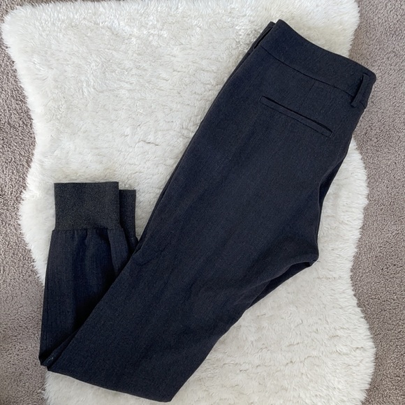 Vince. Rib cuff wool blend jogger pants dark gray size 4 - Picture 6 of 9